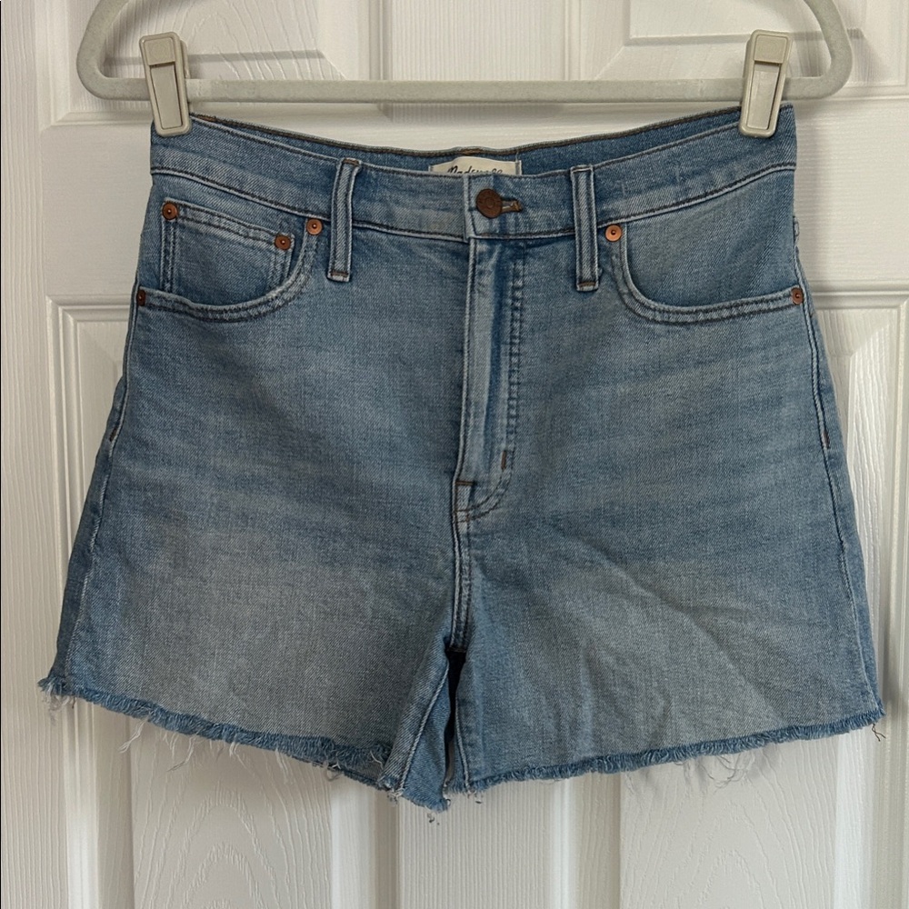 Madewell Light Blue Jean Shorts